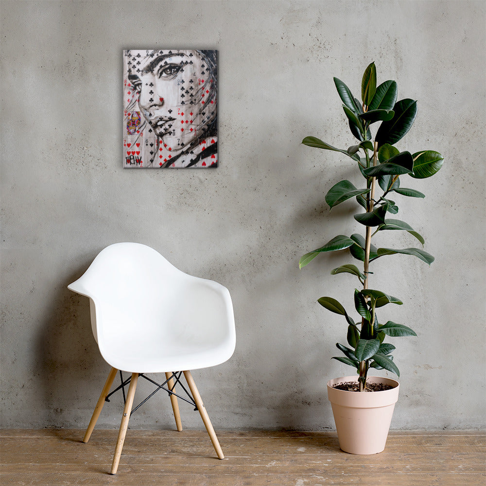 Queen of Hearts-Canvas