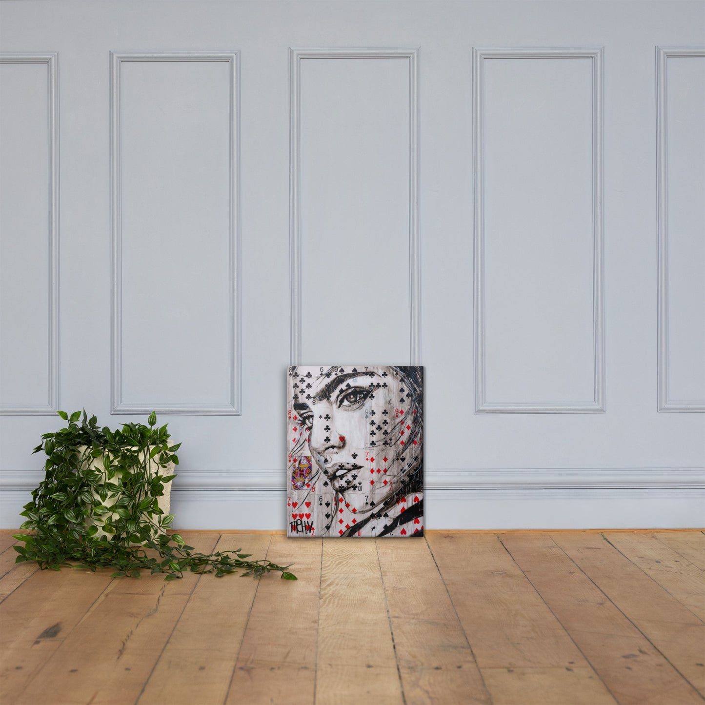 Queen of Hearts-Canvas