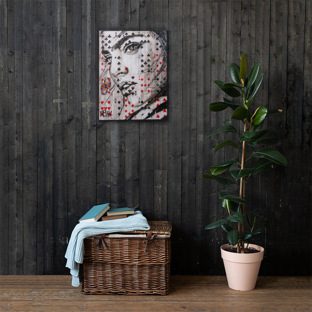 Queen of Hearts-Canvas