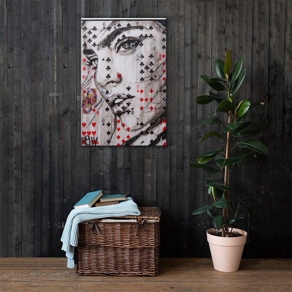 Queen of Hearts-Canvas