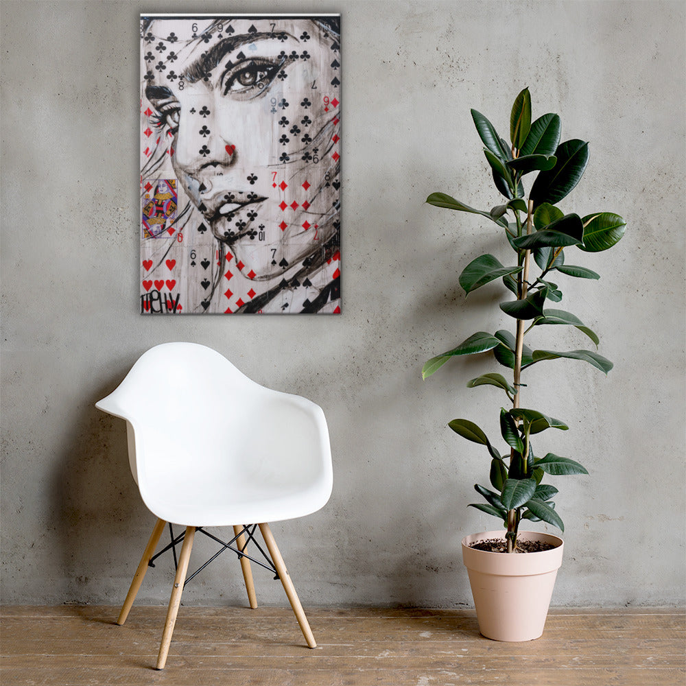 Queen of Hearts-Canvas
