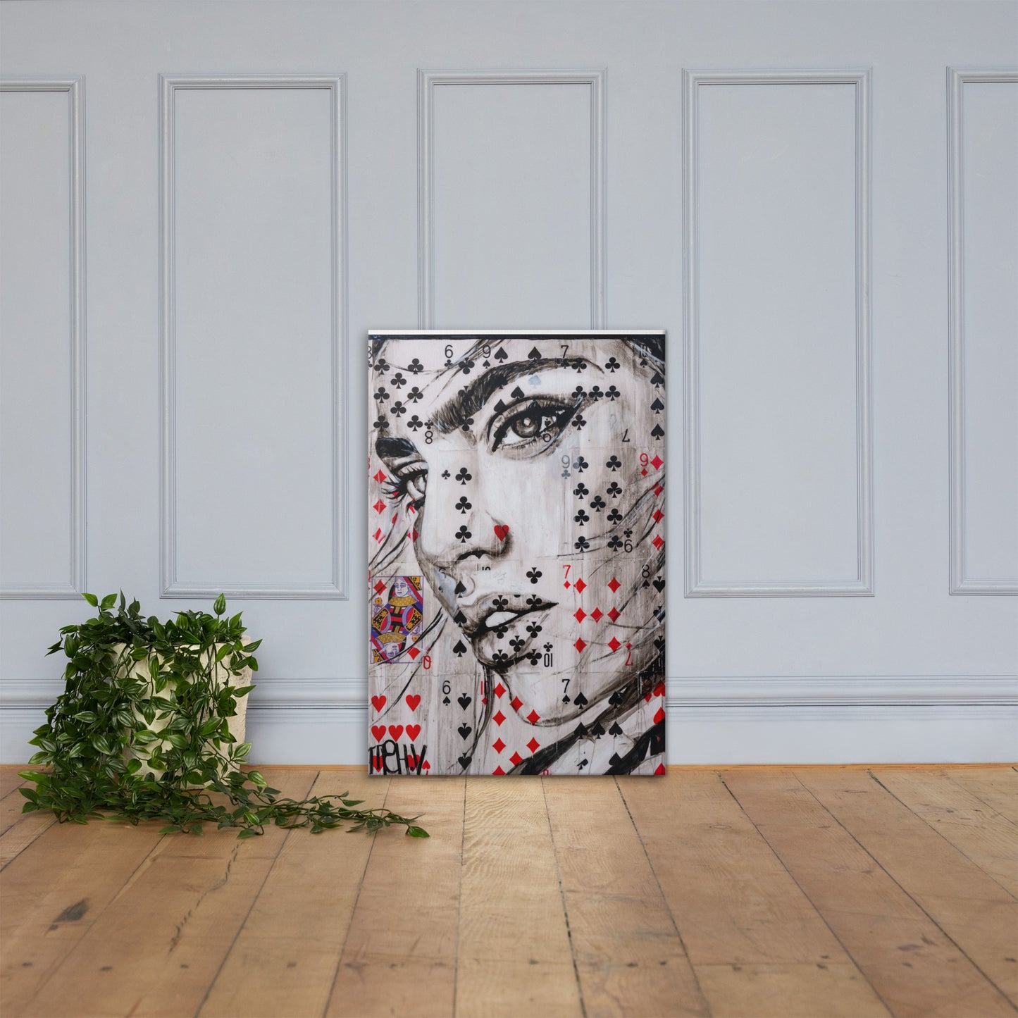 Queen of Hearts-Canvas