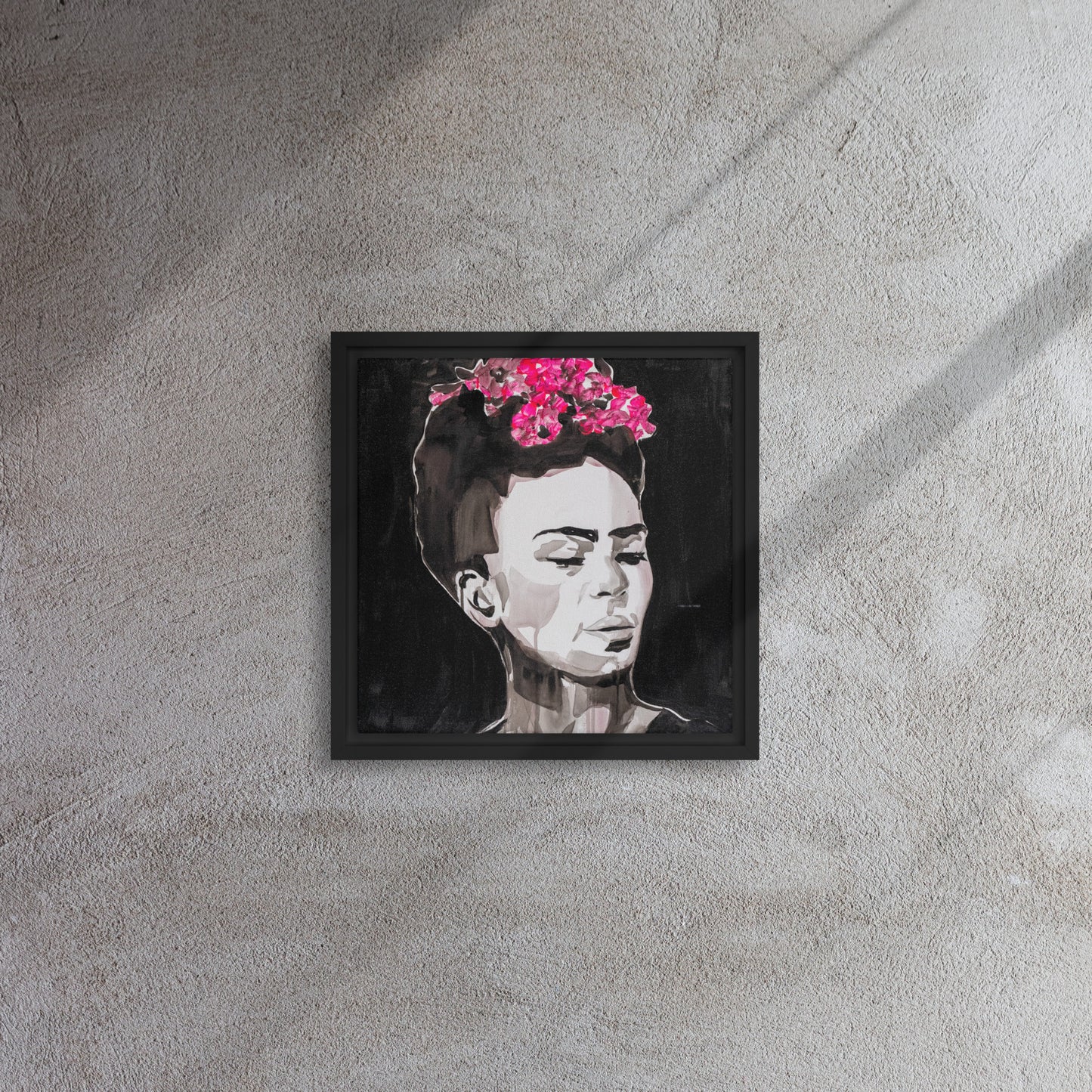 Framed Frida Print Canvas