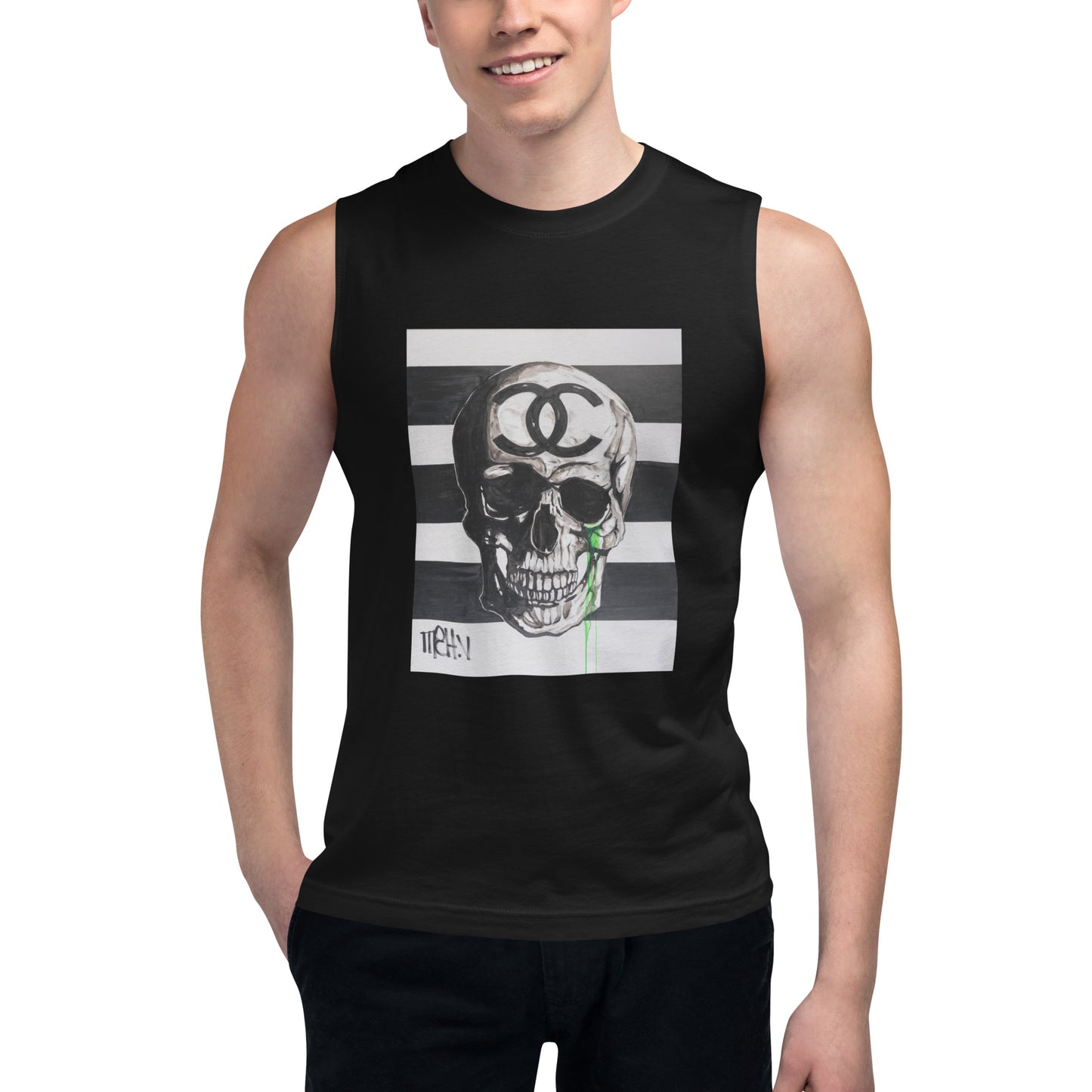 Skully-Muscle Shirt