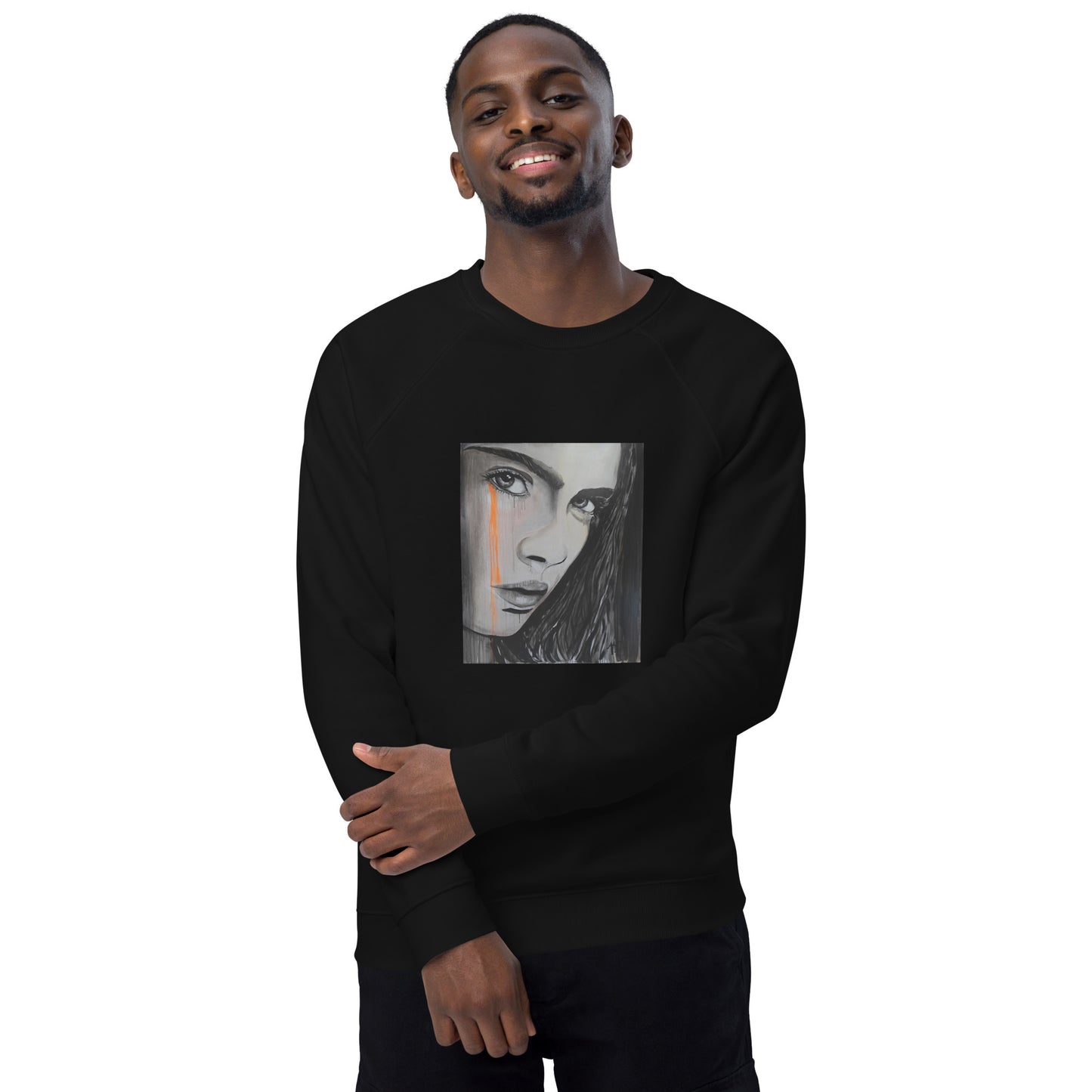 Cemona-Unisex organic raglan sweatshirt